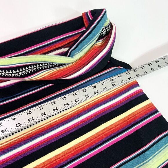 Lauren Ralph Lauren Sweater Womens 1X Multicolor Striped Off-Shoulder - Picture 4 of 8